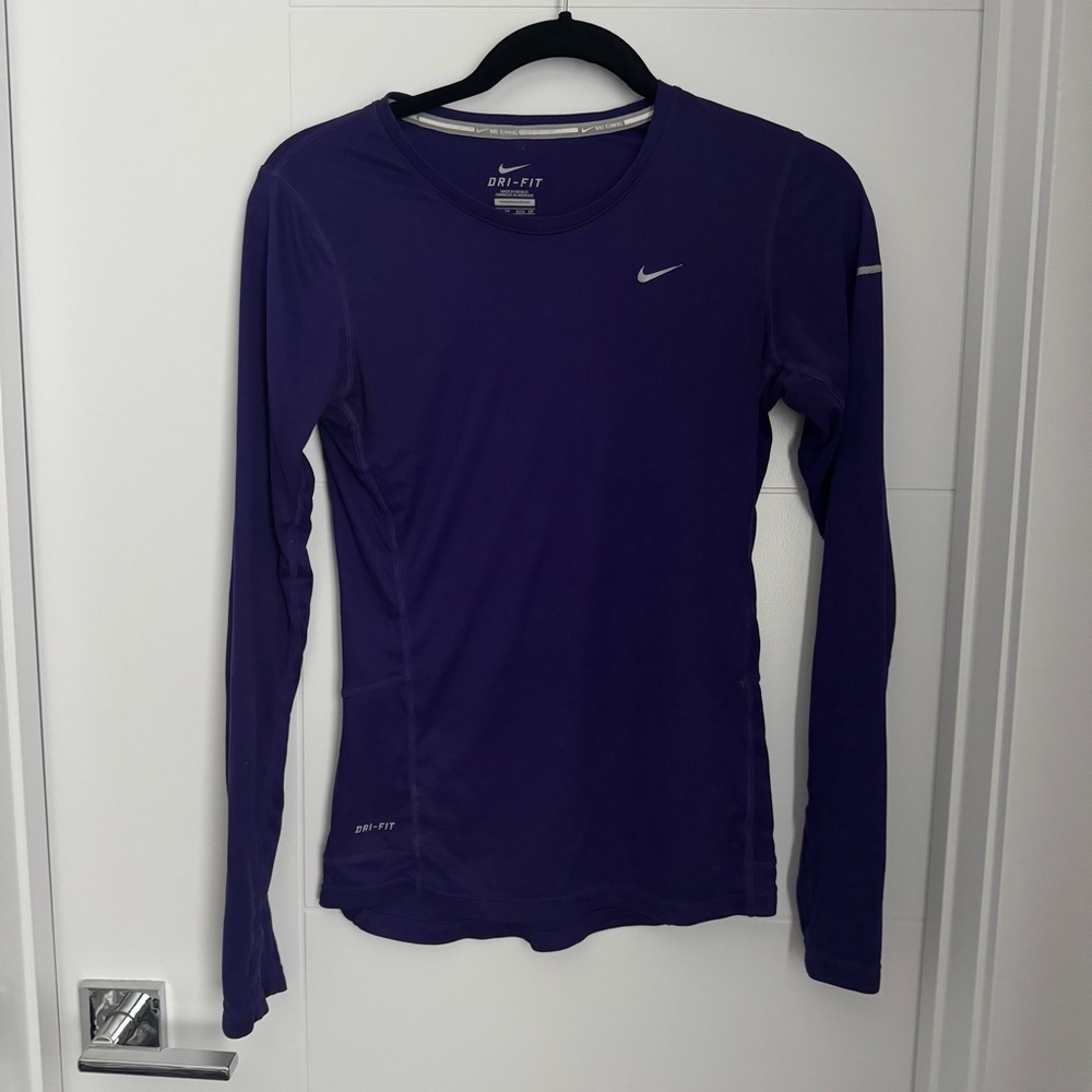 Nike Women's Dark Violet Long Sleeve Top